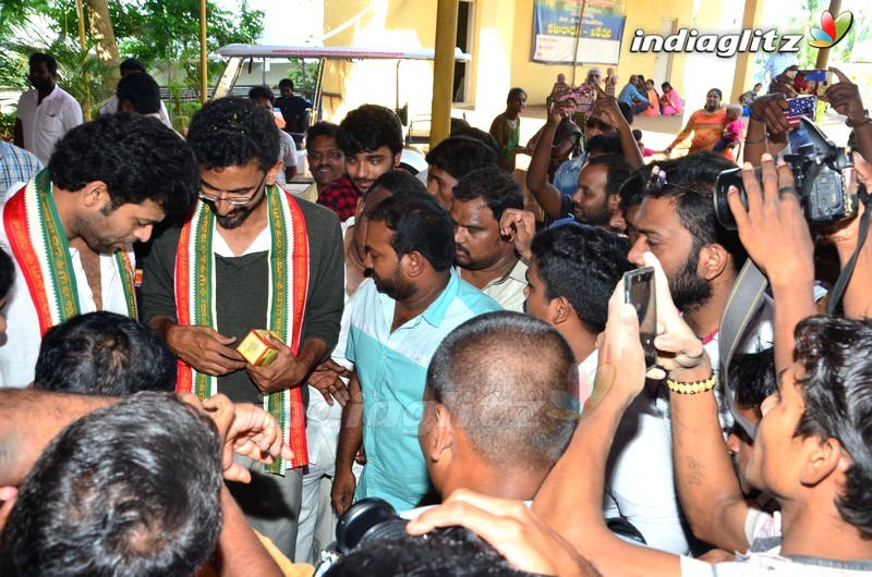 'Fidaa' Team Visits Dwaraka Tirumala (Chinna Tirupathi) Temple