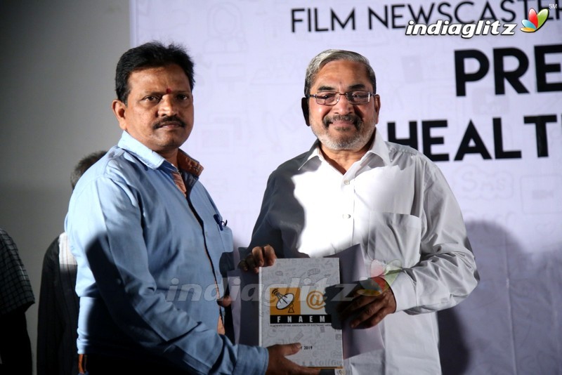 Film Newscasters Association of Electronic Media Health Cards Distribution Event