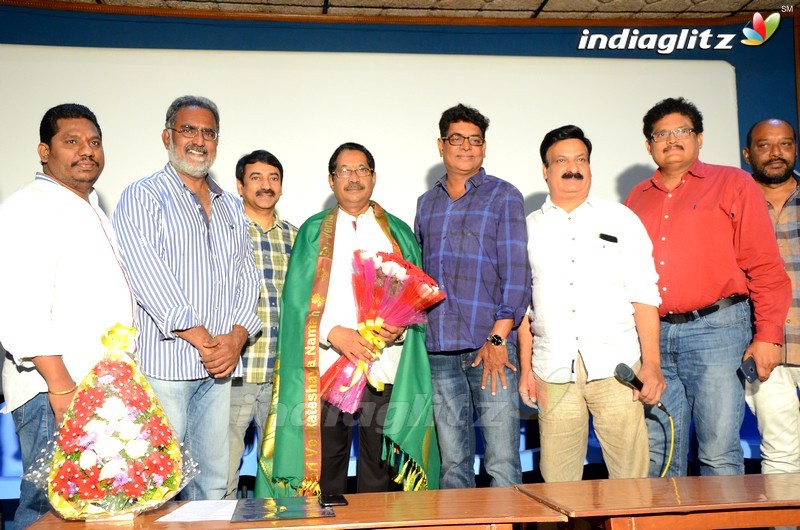 Film chamber New president Veernaidu Felicitated