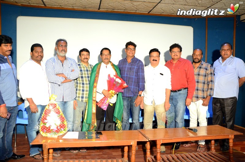 Film chamber New president Veernaidu Felicitated