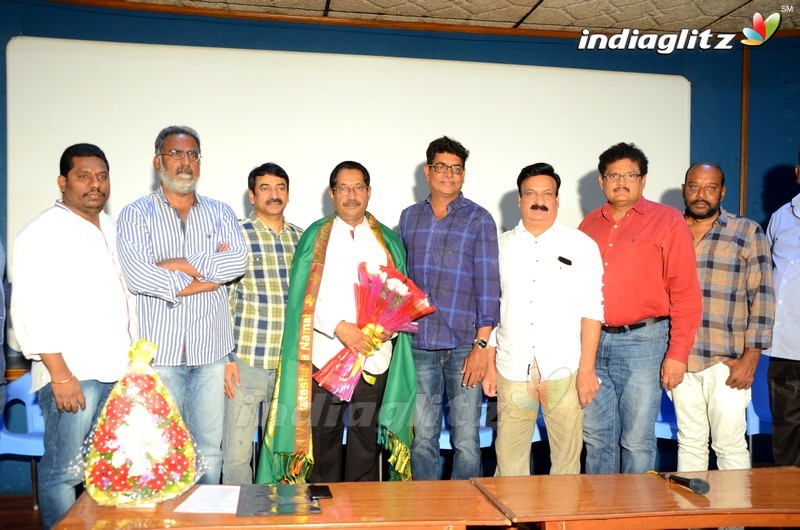 Film chamber New president Veernaidu Felicitated