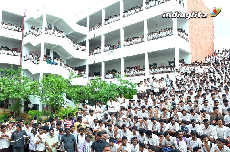 'Gaddalakonda Ganesh' Team Promotions @ Eluru and Vijayawada