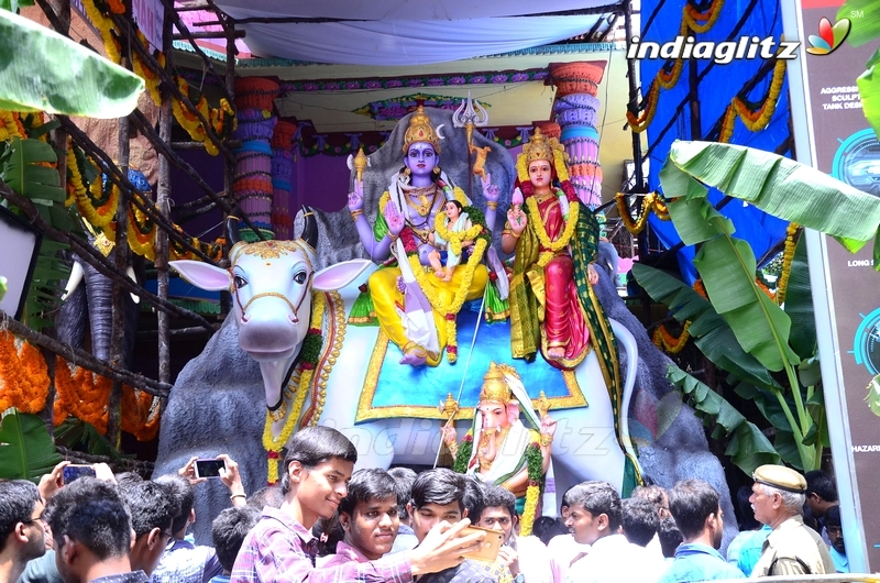 Khairatabad Ganesha Idol 2018 Pics