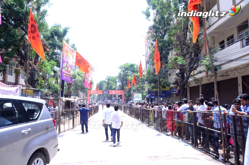 Khairatabad Ganesha Idol 2018 Pics