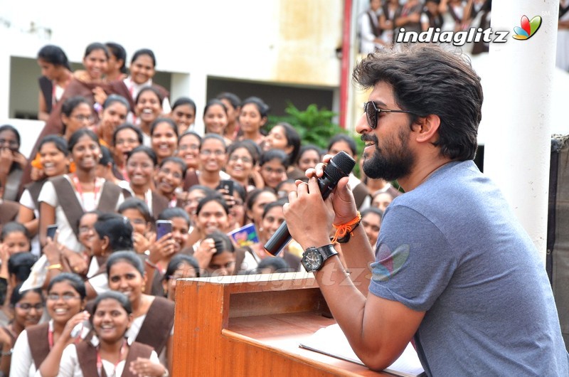 'Gang Leader' Promotions @ VVIT College, Guntur