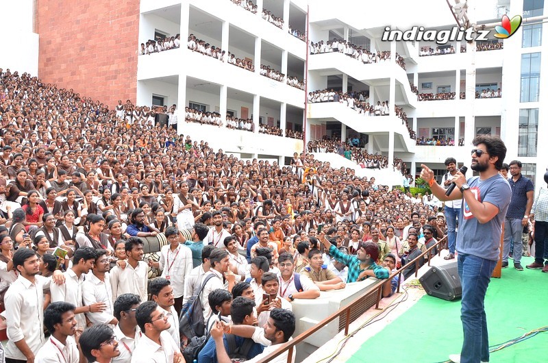 'Gang Leader' Promotions @ VVIT College, Guntur