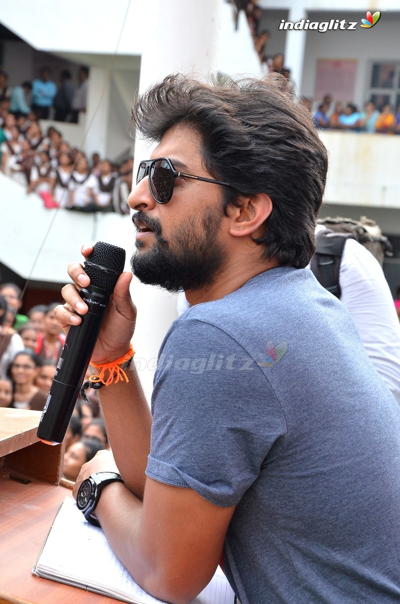 'Gang Leader' Promotions @ VVIT College, Guntur