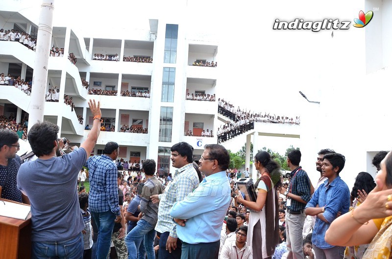 'Gang Leader' Promotions @ VVIT College, Guntur