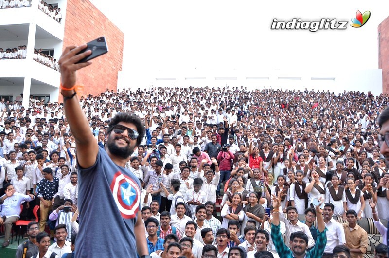 'Gang Leader' Promotions @ VVIT College, Guntur