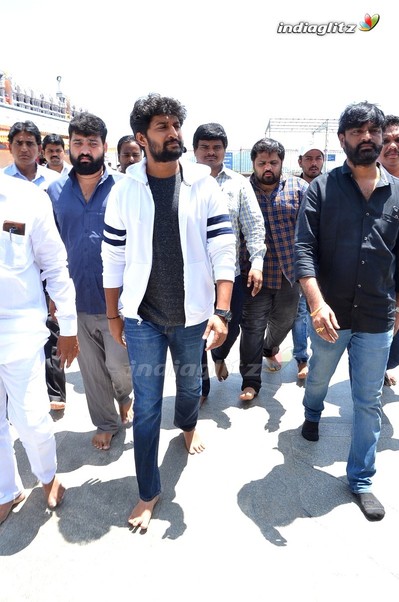 Nani & Team @ Gang Leader Promotions in Vijayawada