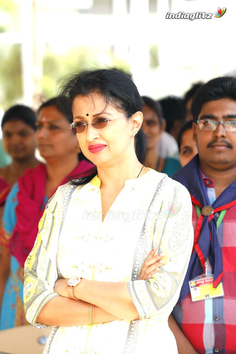 Actress Gouthami Youth Yoga At GITAM College , Hyd