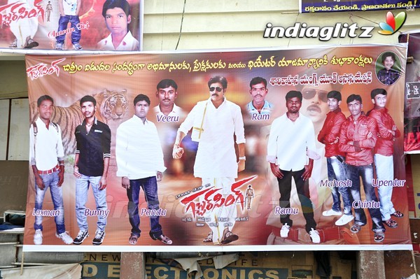 'Gabbar Singh' Theatre Coverage