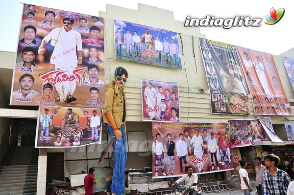 'Gabbar Singh' Theatre Coverage