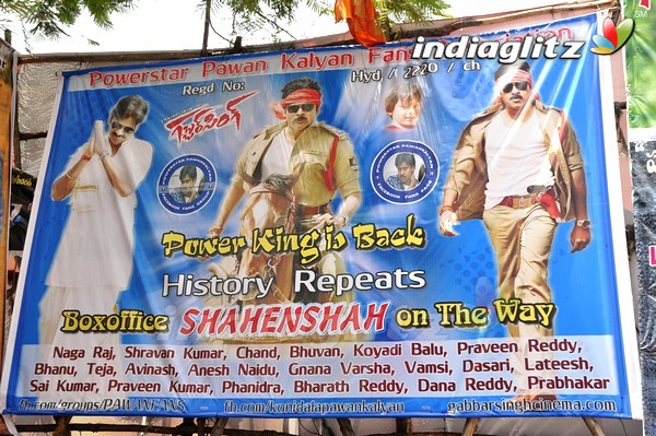 'Gabbar Singh' Theatre Coverage