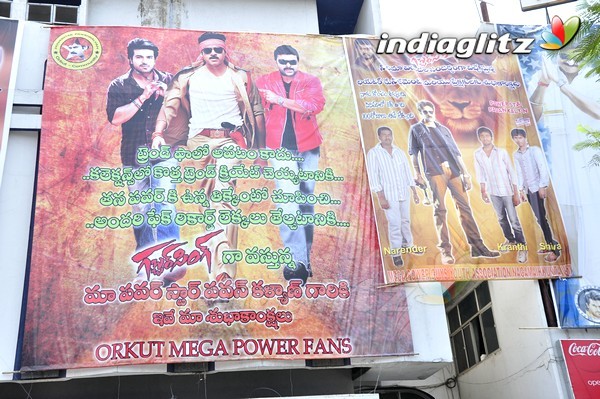 'Gabbar Singh' Theatre Coverage