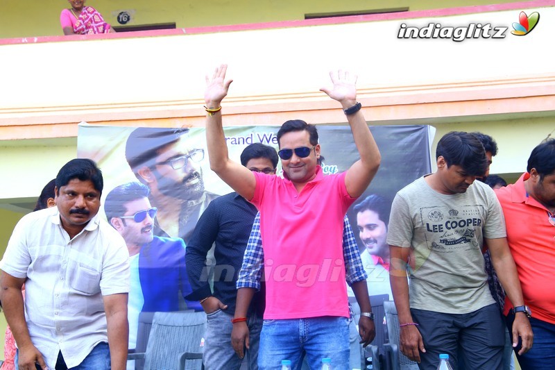 'Idi Naa Love Story' Team Promotions at Nandigama