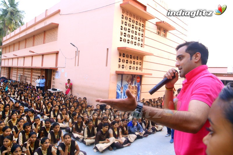 'Idi Naa Love Story' Team Promotions at Nandigama