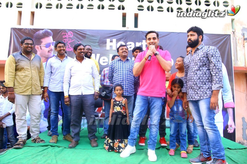 'Idi Naa Love Story' Team Promotions at Nandigama