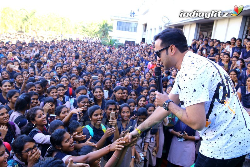 'Idi Naa Love Story' Team @  Raghu Engineering college