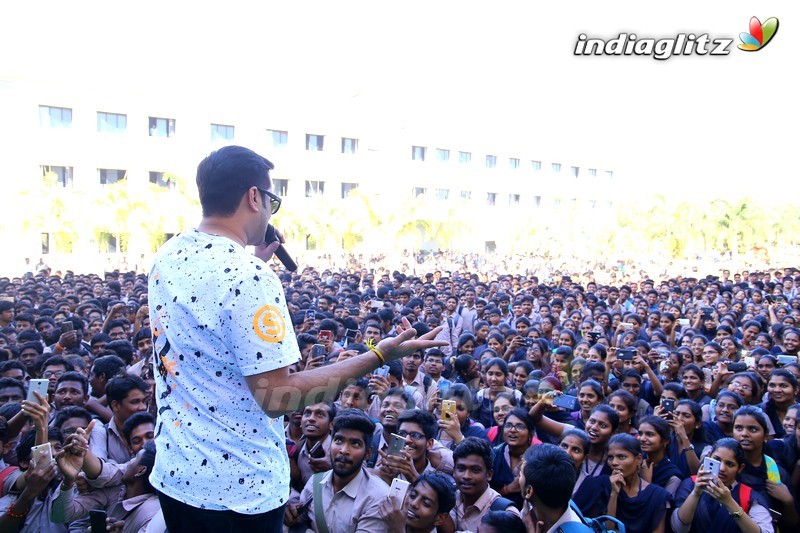 'Idi Naa Love Story' Team @  Raghu Engineering college