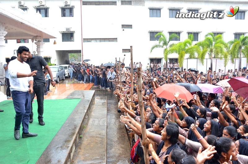 'Jaanu' Team At Raghu Engineering College, Vizag