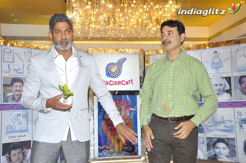 Jagapathi Babu Launches Click Cine Cart