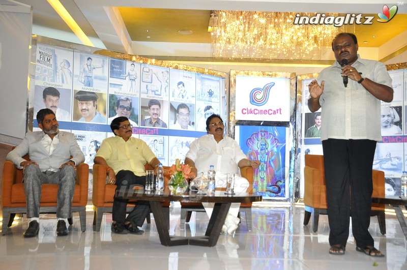 Jagapathi Babu Launches Click Cine Cart