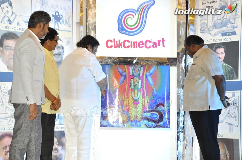 Jagapathi Babu Launches Click Cine Cart