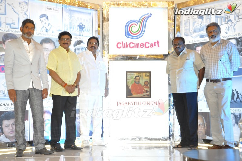 Jagapathi Babu Launches Click Cine Cart