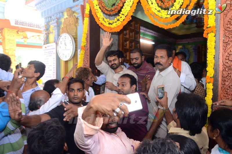 'Jawaan' Team @ Dwaraka Tirumala & Maddi Anjaneya Swamy Temple