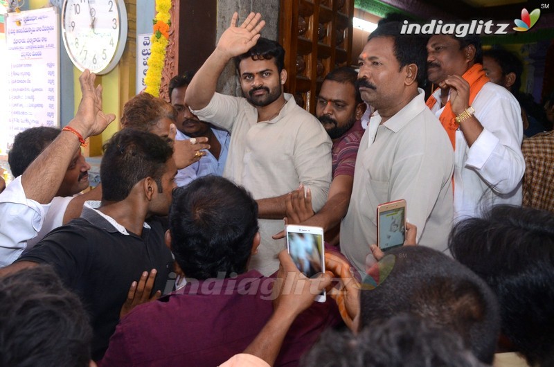 'Jawaan' Team @ Dwaraka Tirumala & Maddi Anjaneya Swamy Temple