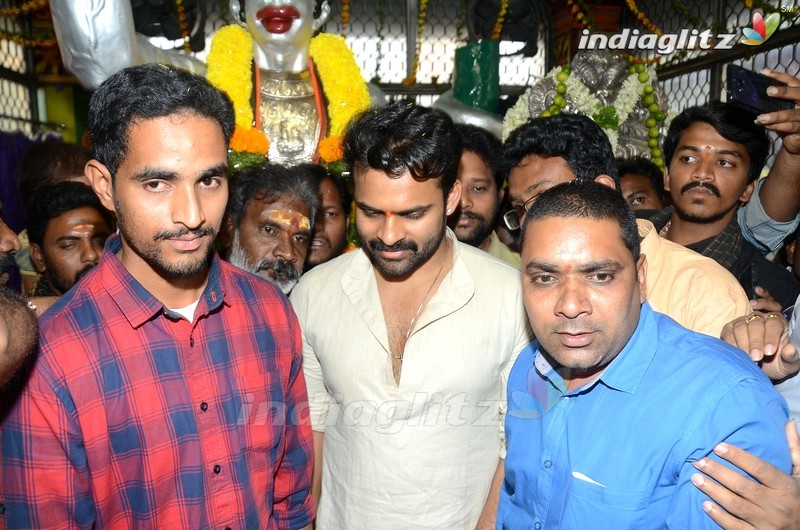 'Jawaan' Team @ Kanaka Durga Temple in Vijayawada & Shri Anjaneya Swamy Temple in Hanuman Junction