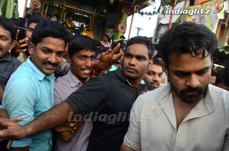 'Jawaan' Team @ Kanaka Durga Temple in Vijayawada & Shri Anjaneya Swamy Temple in Hanuman Junction