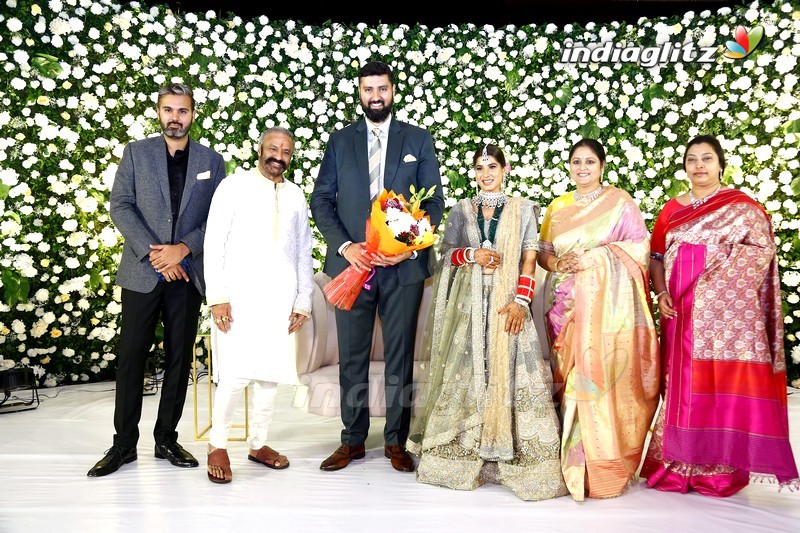 Celebs @ Jayasudha's Son Nihar Kapoor Wedding Reception