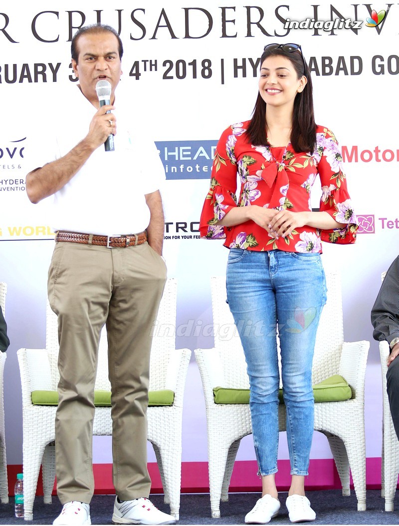 Kajal Aggarwal @ Cancer Crusaders of CURE Foundation