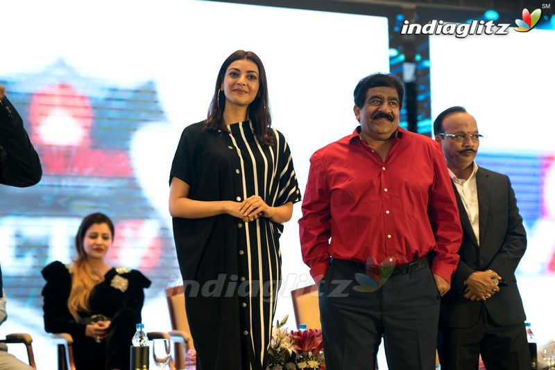 Kajal Agarwal @ CCT10 Jersery Launch