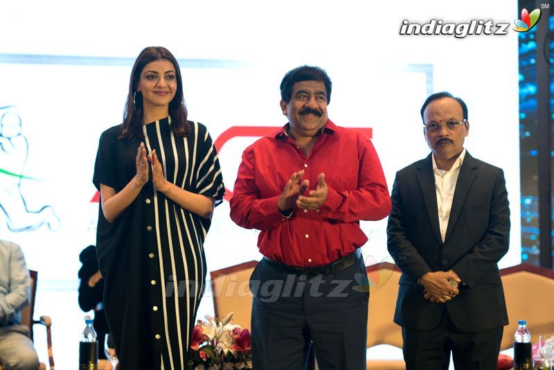 Kajal Agarwal @ CCT10 Jersery Launch