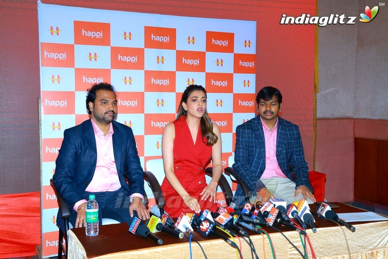 Kajal Agarwal Launches Happi Mobiles @ Hanumakonda