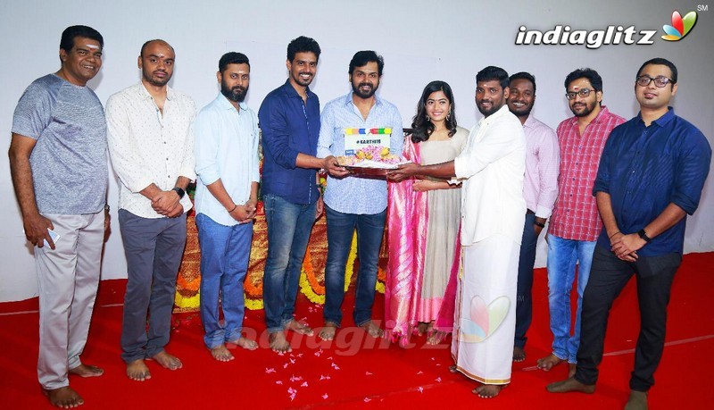 Karthi - Rashmika Mandanna New Movie Launch