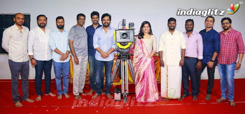 Karthi - Rashmika Mandanna New Movie Launch