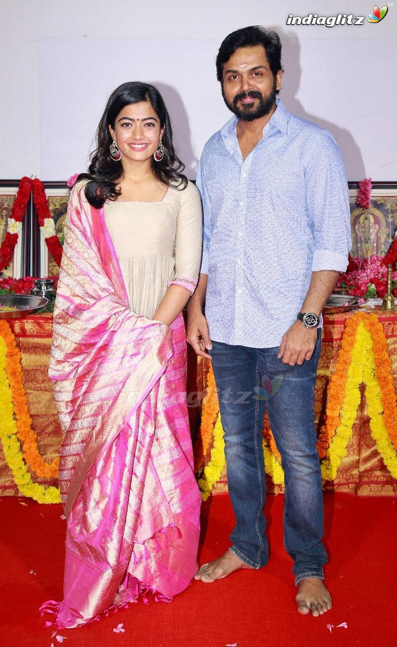 Karthi - Rashmika Mandanna New Movie Launch