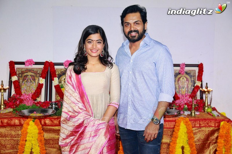 Karthi - Rashmika Mandanna New Movie Launch