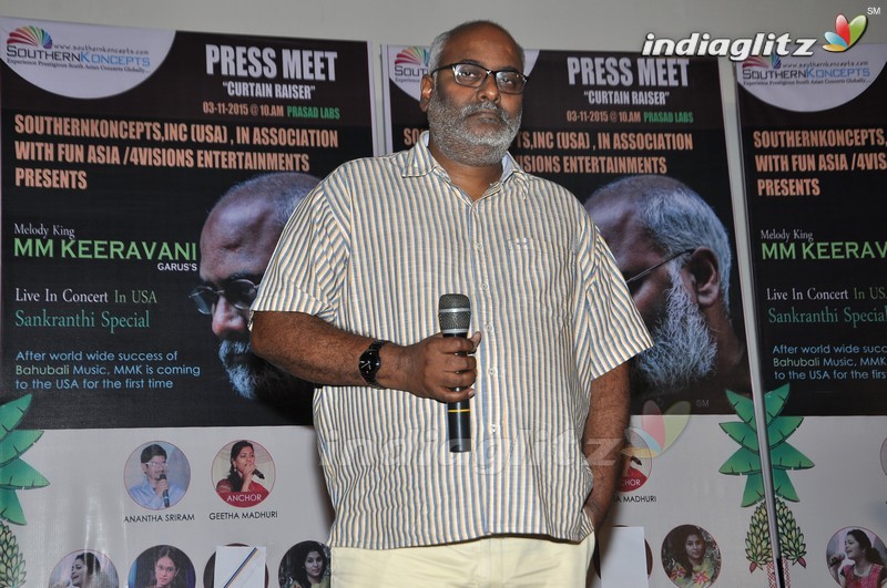 Press Meet About M.M. Keeravani Musical Concert Live