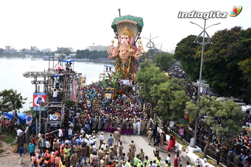 Khairatabad Ganesh Nimajjanam Photos 2017