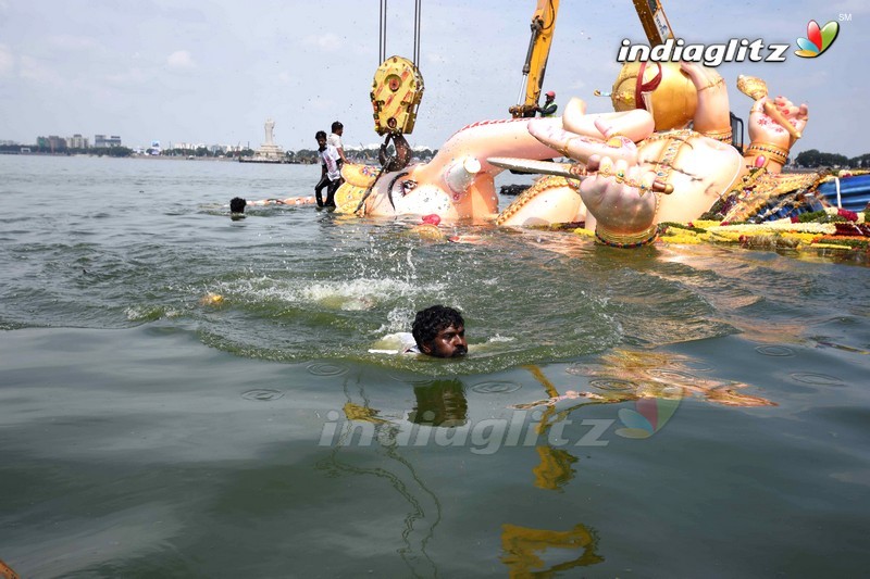 Khairatabad Ganesh Nimajjanam Photos 2017