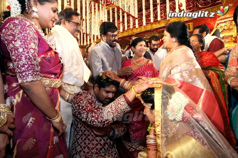 Celebs @ Kodi Ramakrishna Daughter Pravallika Wedding Photos