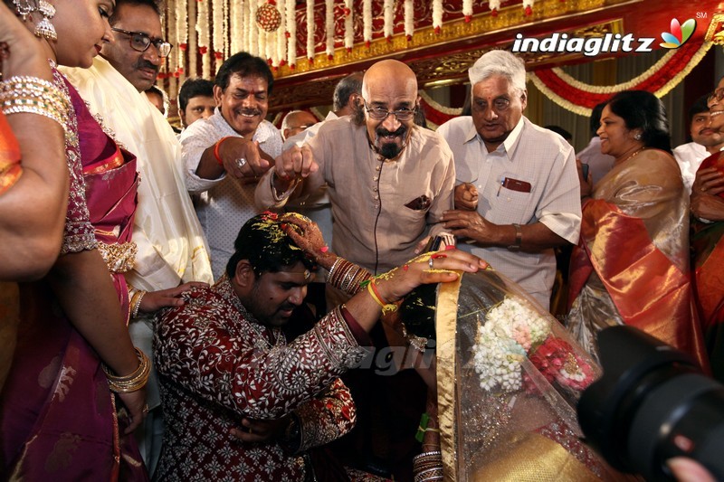 Celebs @ Kodi Ramakrishna Daughter Pravallika Wedding Photos