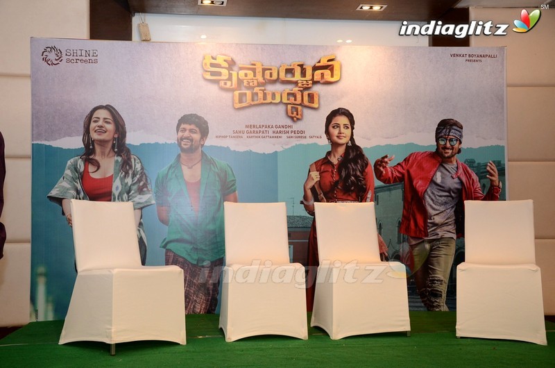 'Krishnarjuna Yuddham' Press Meet