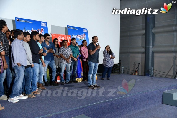 Krishnamma Kalipindhi Iddarini Team Watches Film At Prasad Labs