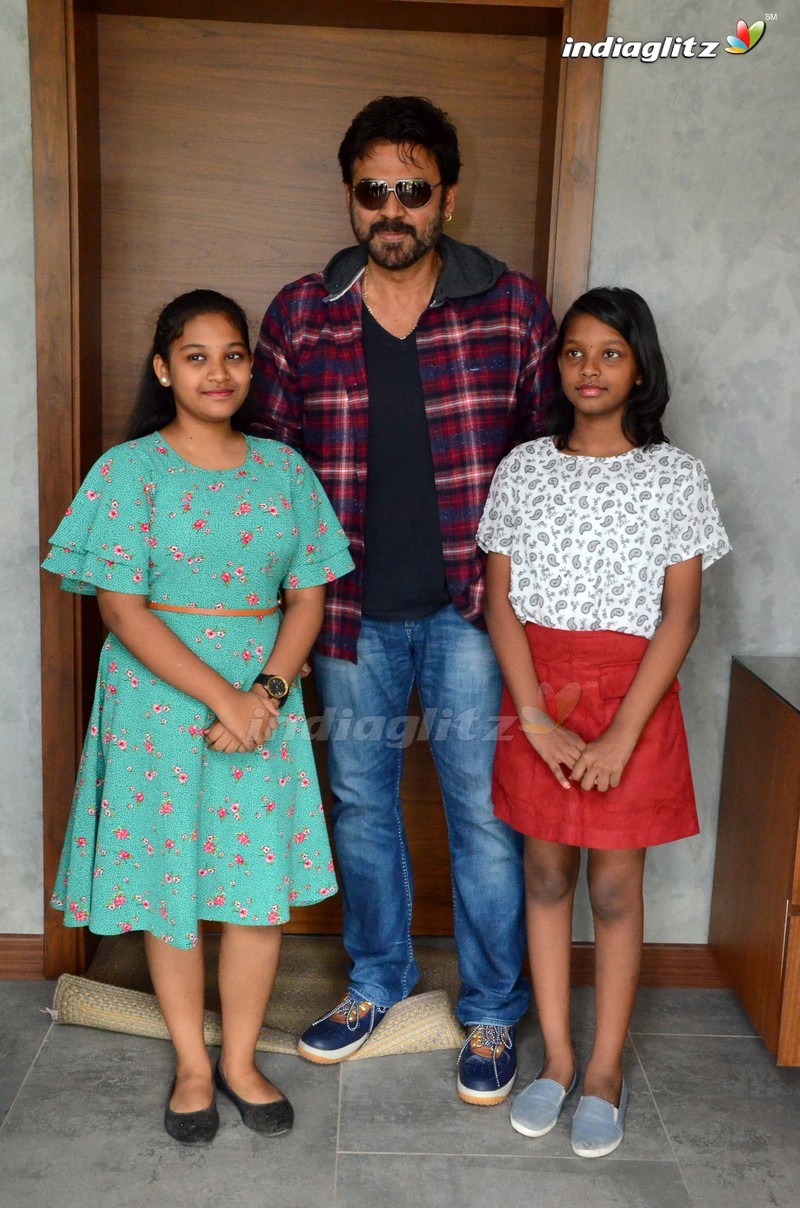 Venkatesh Launches 'Krishna Rao Super Market' Teaser